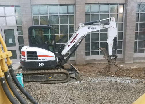 excavation digging site